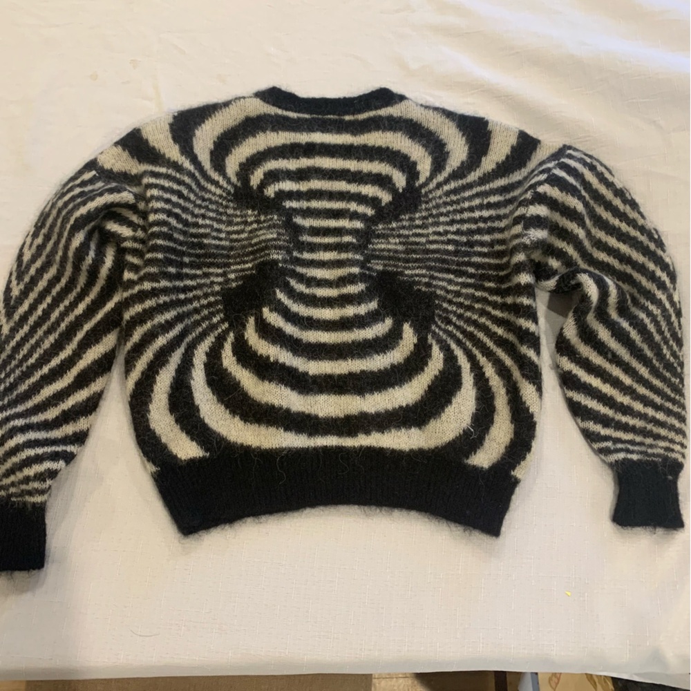 Paloma Wool Black White Matrix Sweater Size Medium - Picture 4 of 8